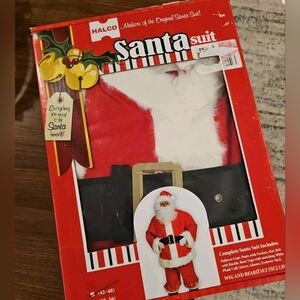 Halco Original Santa Suit Complete OPENED BOX UNUSED Men's 42-48